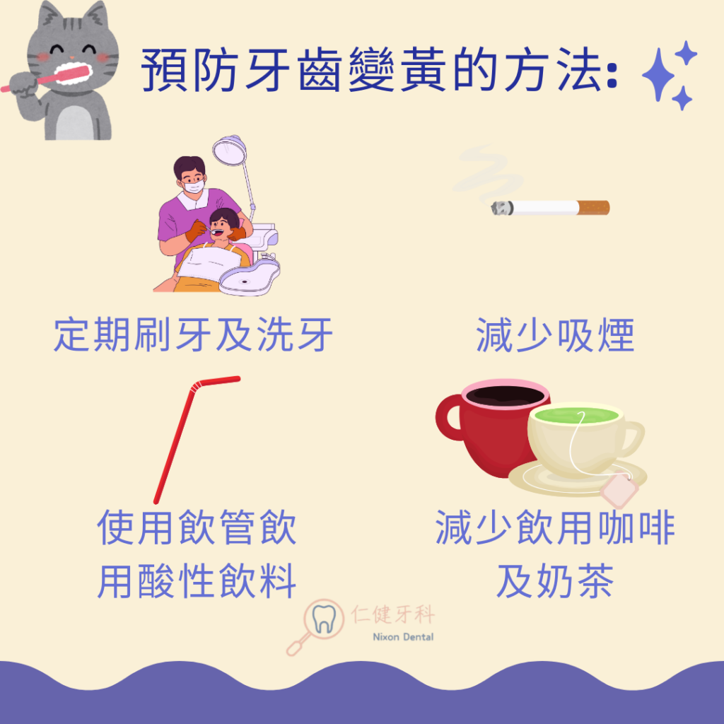 預防牙齒變黃的方法